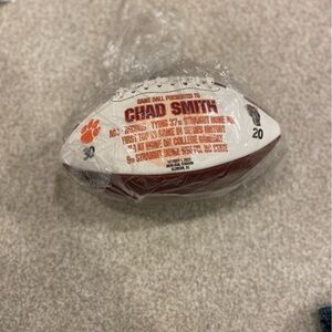 Clemson Commemorative Game Ball - Chad Smith - Clemson vs. NC. State